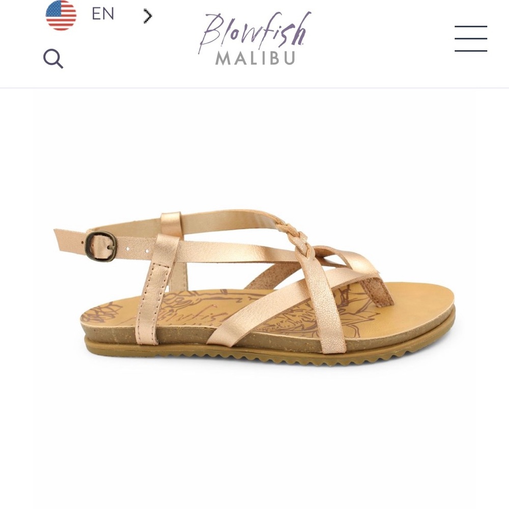 (Worn once) Girl’s Blowfish Malibu Sandals